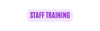 staff training